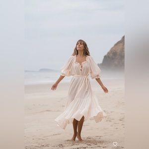 NWT Hazel & Folk Emmaline Gown in Rosewater one size